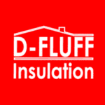 D-Fluff-Insulation square logo. Insulating Wellington homes since 2011