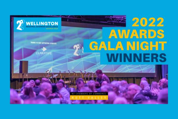 Winners of the 2022 2degrees Wellington Regional Business Excellence Awards