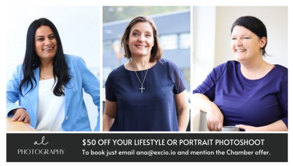 Whether you're looking to update your website, create compelling social media content, or produce eye-catching marketing materials, Ana has the skills and expertise to help you achieve your goals. And now, for a limited time only, she is offering a special discount of $50 off your first lifestyle or portrait photoshoot if you are based in the Hutt area.